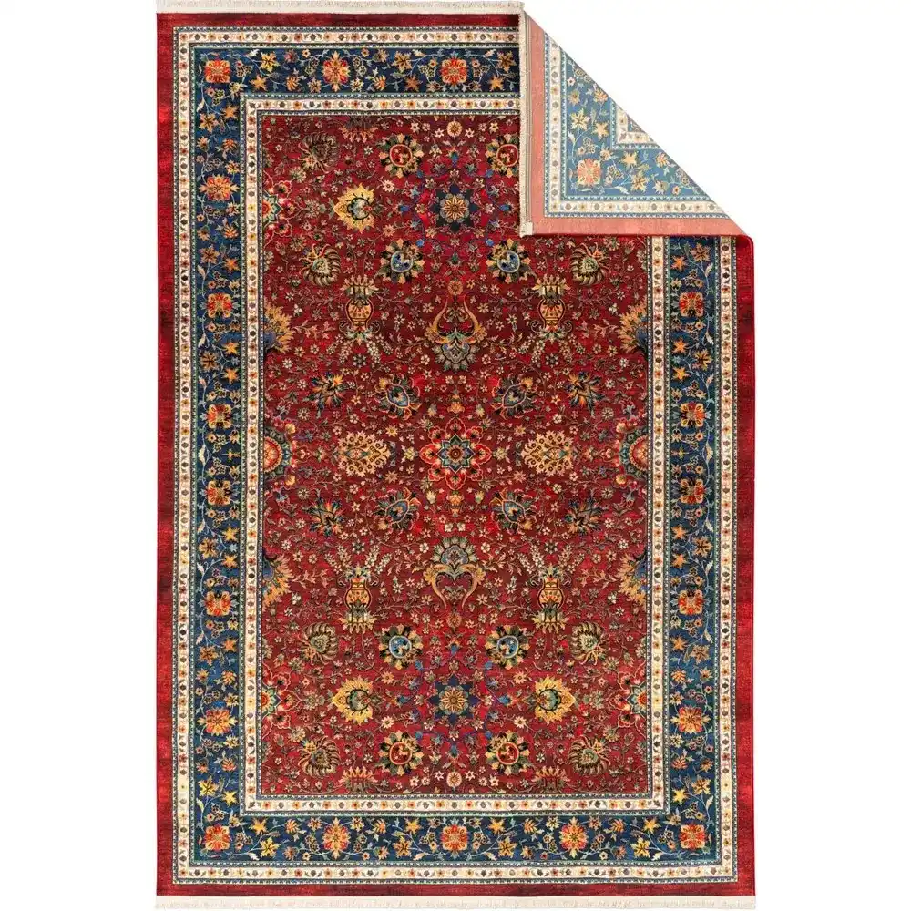 فرش ماشینی سنتی طرح 25cs0360 لاکی 1000 شانه